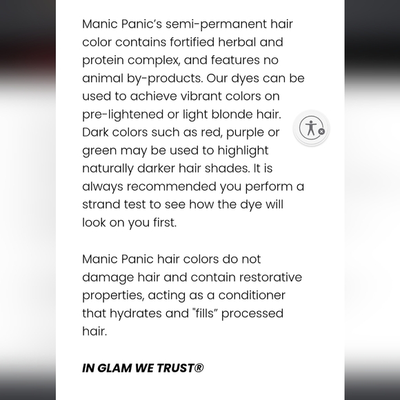 12 Different MANIC PANIC Hair Dye Colours - Sold in 20 Sealed Jars - NEW 💋 - Picture 16 of 16